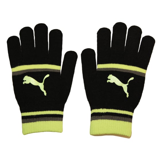 Puma - Damen Mit Streifen - Handschuhe (Schwarz/Reflektierendes Gelb) - Image 1