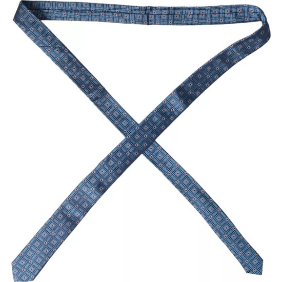 Blaue geometrische Krawatte - Image 4