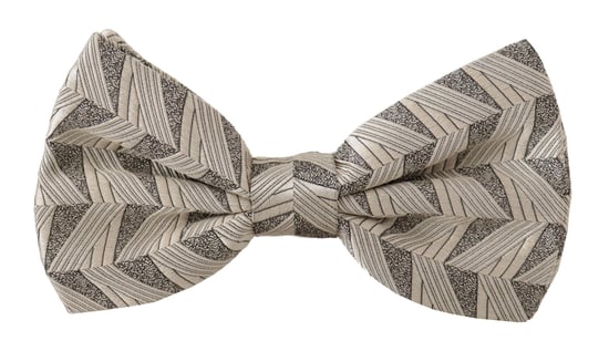Beige geometrische Fliege - Image 1
