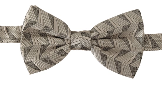Beige geometrische Fliege - Image 2