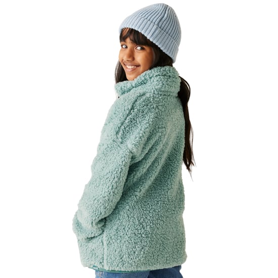 Regatta - "Kaliza" Fleece-Oberteil mit halbem Reißverschluss für Kinder (Grüner Dunst) - Image 4