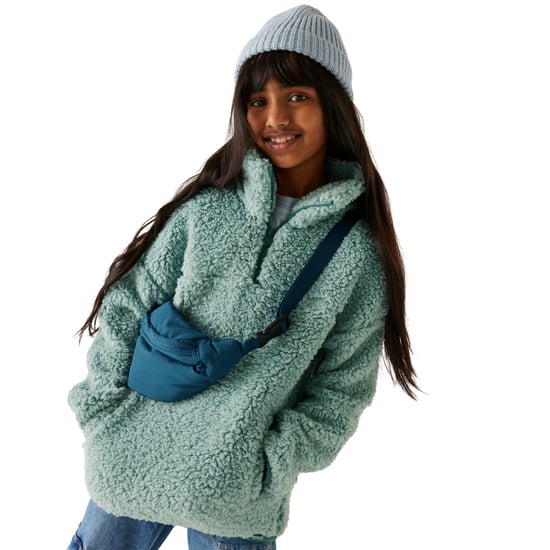 Regatta - "Kaliza" Fleece-Oberteil mit halbem Reißverschluss für Kinder (Grüner Dunst) - Image 5