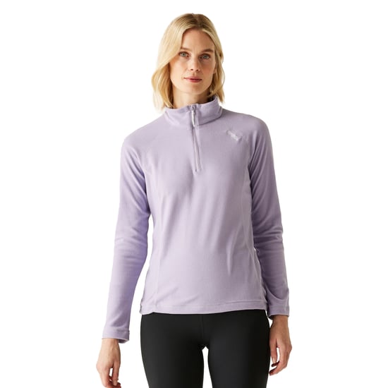 Regatta Great Outdoors Damen Fleece-Top Montes mit 1/4-Reißverschluss (Glyzinie/Distel Lila) - Image 4