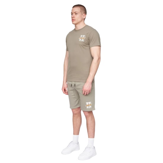 Henleys - "Aitchen" Sweat-Shorts für Herren (Oliv) - Image 3