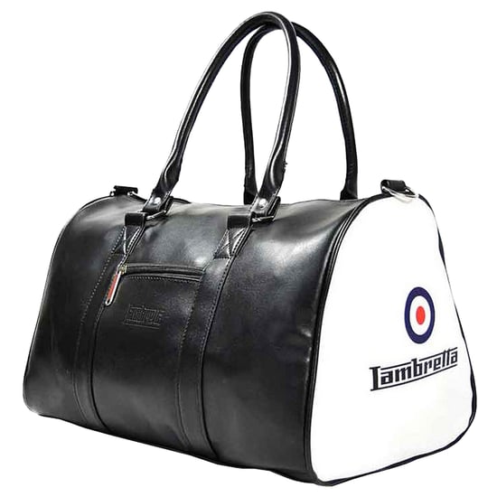 Lambretta - Reisetasche "Retro", Sport (Weiß/Schwarz/Rot) - Image 2