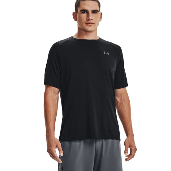 Under Armour - "Tech" T-Shirt für Herren (Schwarz/Hellgrau) - Image 3