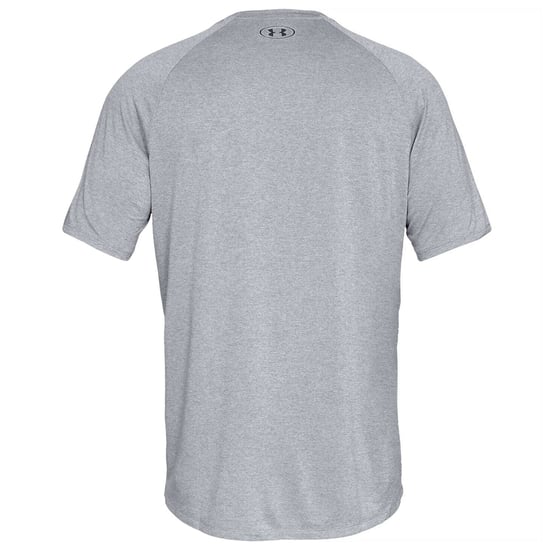 Under Armour - "Tech" T-Shirt für Herren (Hellgrau meliert/Schwarz) - Image 2