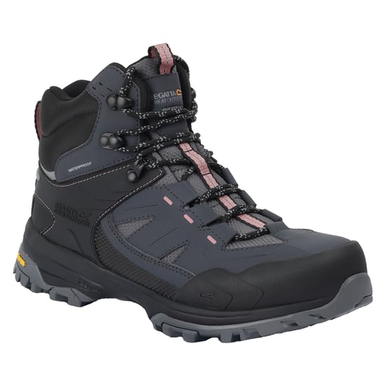 Regatta - "Regen" Wanderstiefel für Damen (Mittelgrau/Graurosa) - Image 4