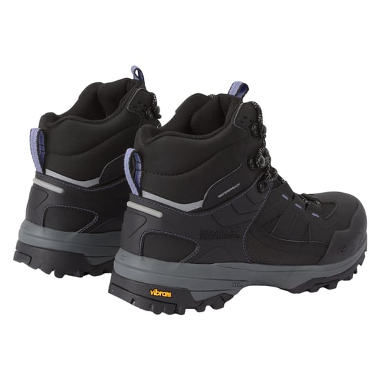 Regatta - "Regen" Wanderstiefel für Damen (Schwarz/Flieder) - Image 2