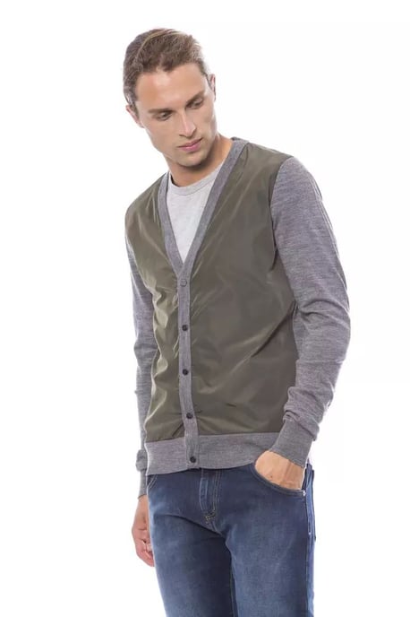 Strick-Cardigan Zweifarbiges Design - Image 2