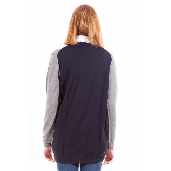 Farbenblock Strickcardigan - Image 2