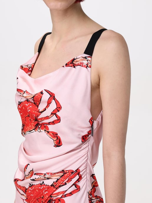 Krebsmuster Seiden-Maxi-Kleid - Image 3