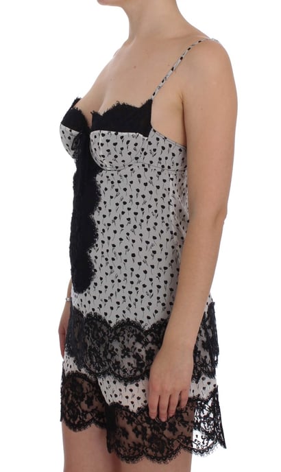 Dolce Gabbana Etuikleid mit Blumenmuster und Spitzenbesatz - Image 2
