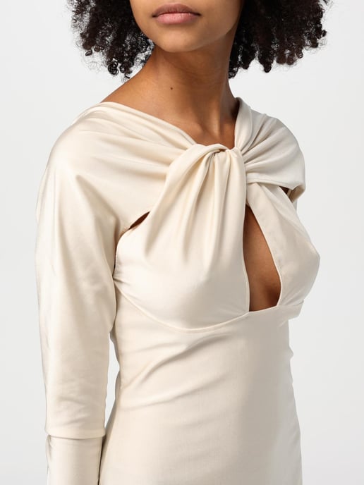 Dreh-Ausschnitt Mini-Kleid - Image 5