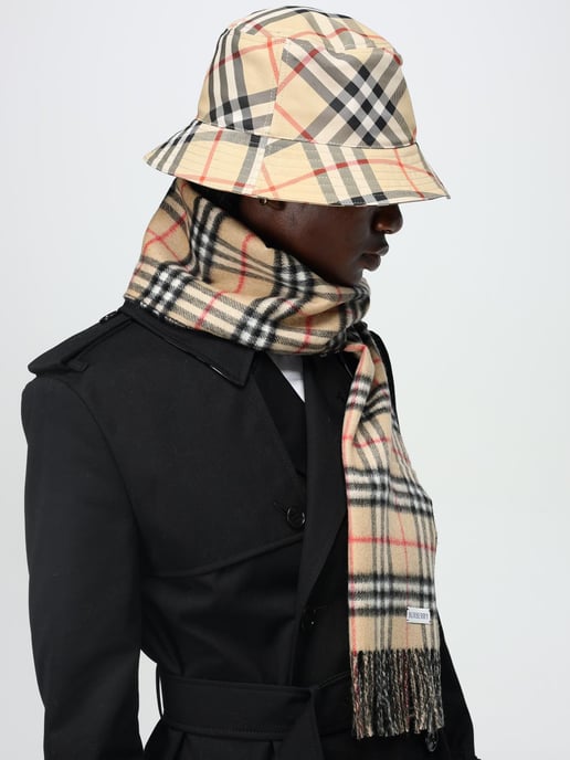 Check Bucket Hat mit gesticktem Logo - Image 2