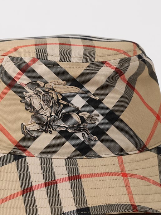 Check Bucket Hat mit gesticktem Logo - Image 4