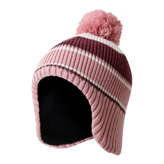 Dare 2B - "Ellmau" Mütze für Kinder, Ohrklappen (Feige/Lila) - Image 1