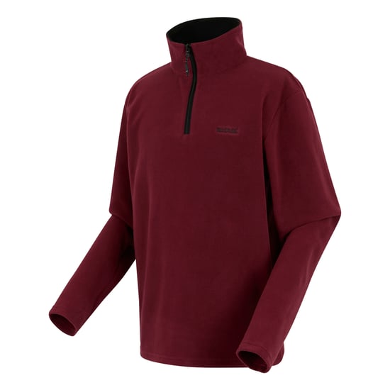 Regatta Great Outdoors Herren Thompson Fleece-Top mit Reißverschluss bis zur Brust (Dunkles Weinrot) - Image 3
