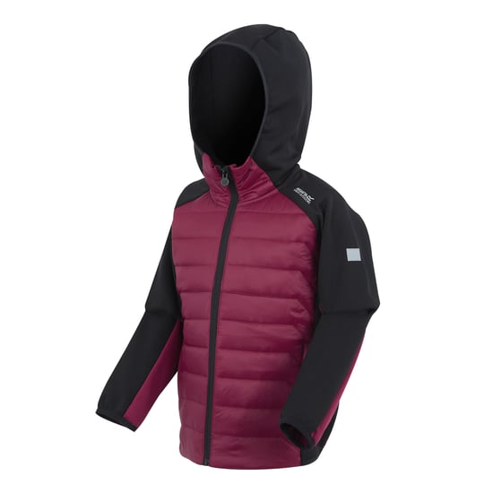Regatta - "Kielder IX" Hybridjacke für Kinder (Schwarz/Dunkel-Orange) - Image 3