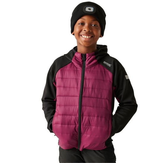 Regatta - "Kielder IX" Hybridjacke für Kinder (Schwarz/Dunkel-Orange) - Image 4