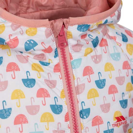 Trespass - "Dessie" Steppjacke für Kinder, wendbar (Mittelrose) - Image 3