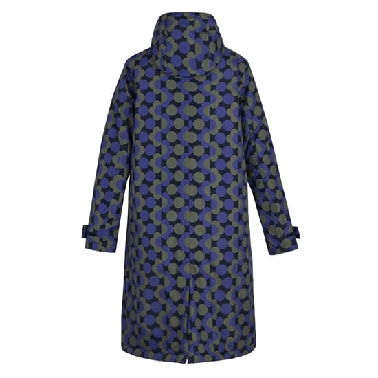 Regatta - "Orla Kiely" Jacke, wasserfest für Damen, Lang (Blau/Dunkel-Olive) - Image 2