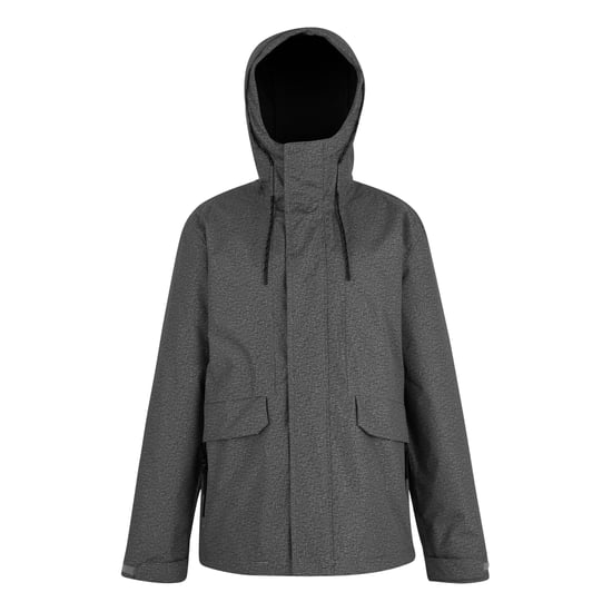 Regatta - "Sterlings" Jacke, wasserfest für Herren, Isoliert (Mineral-Grau/Schwarz) - Image 1