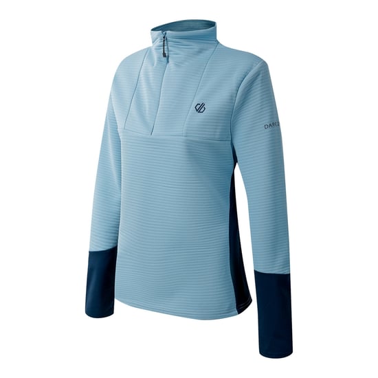 Dare 2B - Midlayer für Damen, mit kurzem Reißverschluss, Core Stretch (Gletschersee/Marine) - Image 3