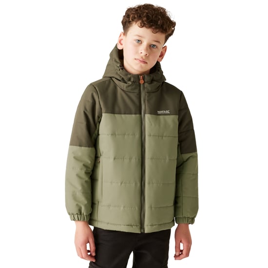 Regatta - "Lofthouse" Isolier-Jacke für Kinder (Oliv/Ölgrün/Kürbis geschmack) - Image 5