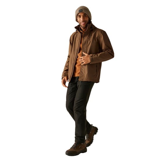 Regatta - "Matt II" Jacke, wasserfest für Herren (Nussbraun) - Image 4