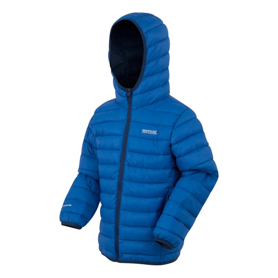 Regatta - "Marizion" Steppjacke mit Kapuze für Kinder (Schnorchel-Blau/Dunkel-Jeansblau) - Image 3