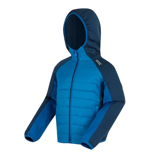 Regatta - "Kielder IX" Hybridjacke für Kinder (Dunkel-Jeansblau/Schnorchel-Blau) - Image 3