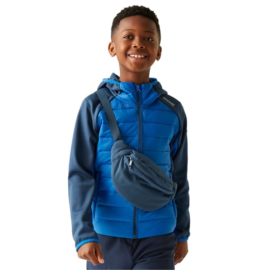 Regatta - "Kielder IX" Hybridjacke für Kinder (Dunkel-Jeansblau/Schnorchel-Blau) - Image 4
