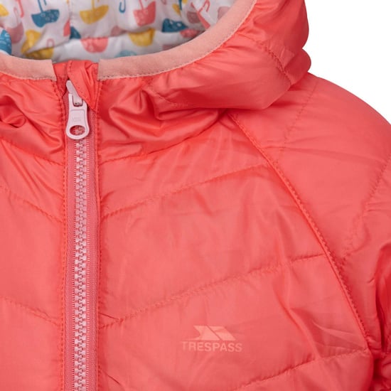 Trespass - "Dessie" Steppjacke für Kinder, wendbar (Sanftes Orange) - Image 3