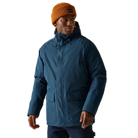 Regatta - "Savon" Jacke, wasserfest für Herren, Isoliert (Dunkles Marineblau/Glasierter Ingwer) - Image 4