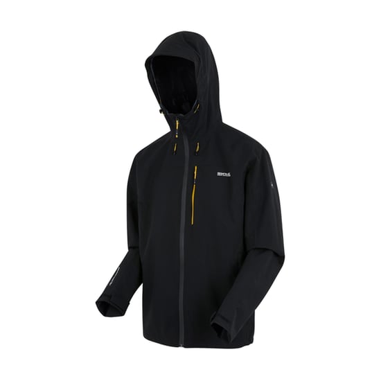 Regatta - "Birchdale II" Jacke, wasserfest für Herren (Schwarz/Gold) - Image 3