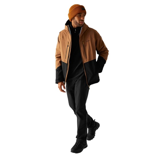 Regatta - "Highton" Steppjacke für Herren, Stretch (Nussbraun/Schwarz) - Image 3