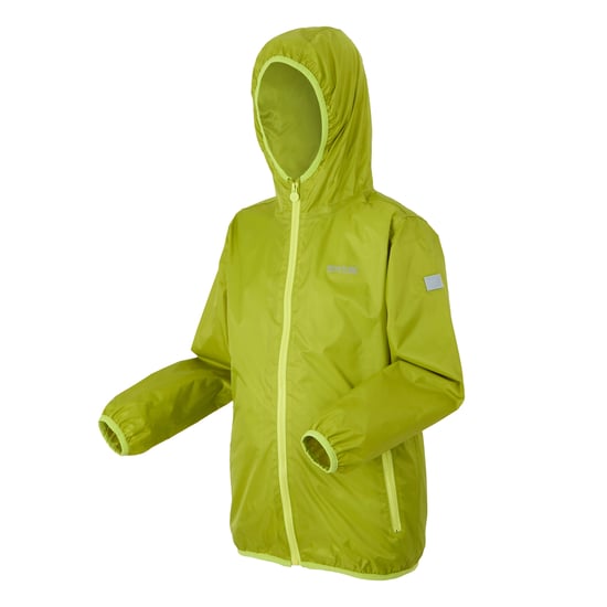 Regatta Great Outdoors Kinder Regenjacke Lever II (Grenoble Grün/Wilde Limette) - Image 3