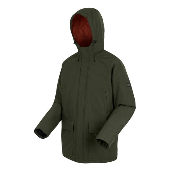 Regatta - "Savon" Jacke, wasserfest für Herren, Isoliert (Dunkel-Khaki/Tonfarben) - Image 3