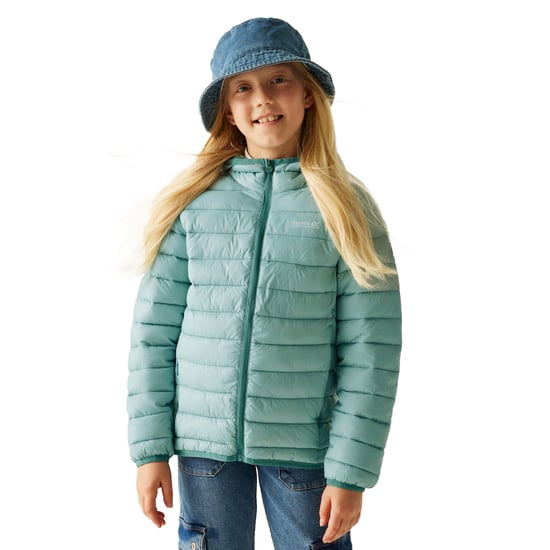 Regatta - "Marizion" Steppjacke mit Kapuze für Kinder (Grüner Dunst/Fichtengrün) - Image 4