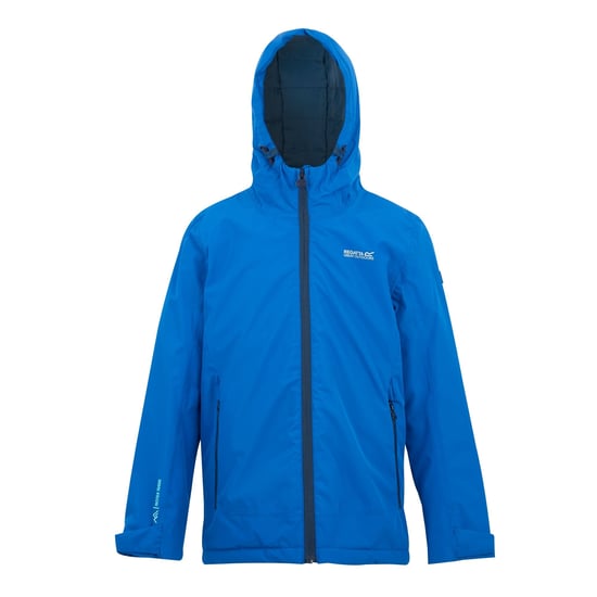 Regatta - "Frelton" Jacke, wasserfest für Kinder (Schnorchel-Blau/Dunkel-Jeansblau) - Image 1