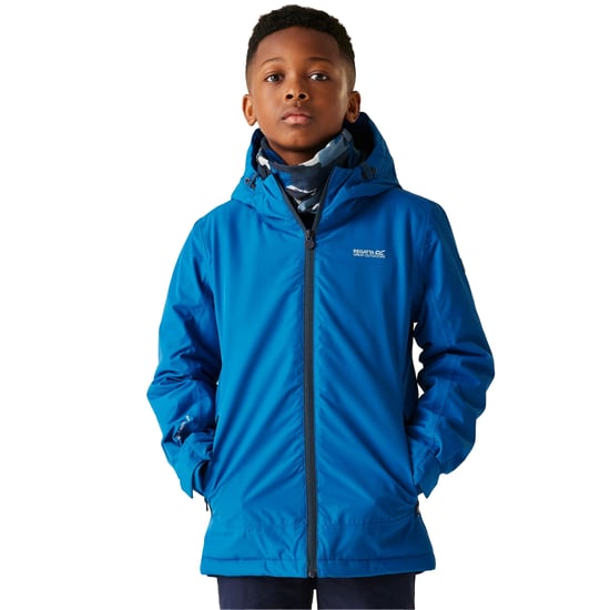 Regatta - "Frelton" Jacke, wasserfest für Kinder (Schnorchel-Blau/Dunkel-Jeansblau) - Image 4