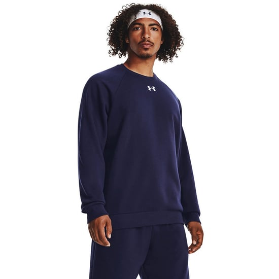 Under Armour - "Rival" Sweatshirt Rundhalsausschnitt für Herren/Damen Unisex (Mitternachtsblau/Weiß) - Image 3