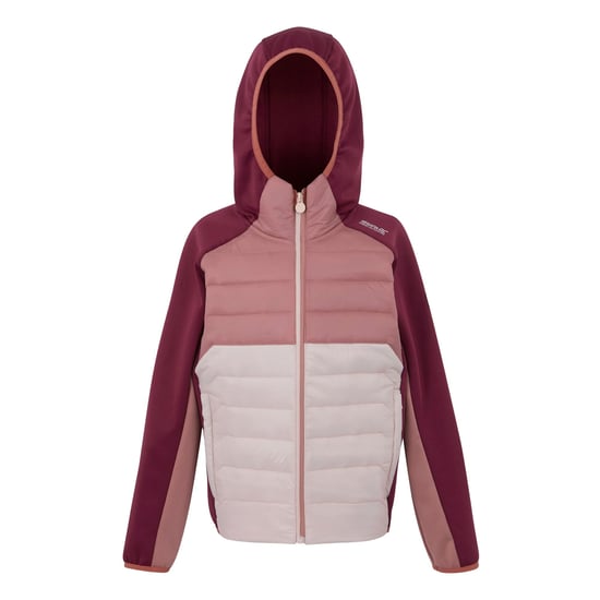 Regatta - "Kielder IX" Hybridjacke für Kinder (Dunkel-Orange/Graurosa/Lotus) - Image 1