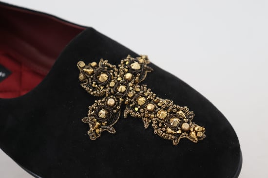 Dolce Gabbana Crossembellierte Ballerina-Schuhe - Image 2