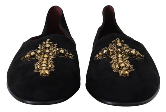 Dolce Gabbana Crossembellierte Ballerina-Schuhe - Image 5