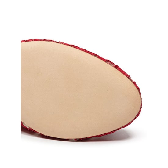 Spitzenballerinas Rote Verzierte Ballerinas - Image 6