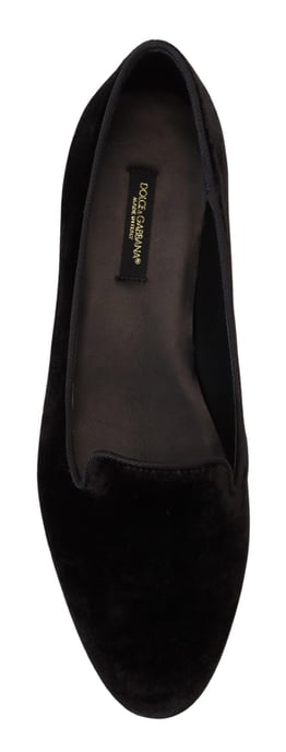 Samt Ballerina Flats Schwarz - Image 4
