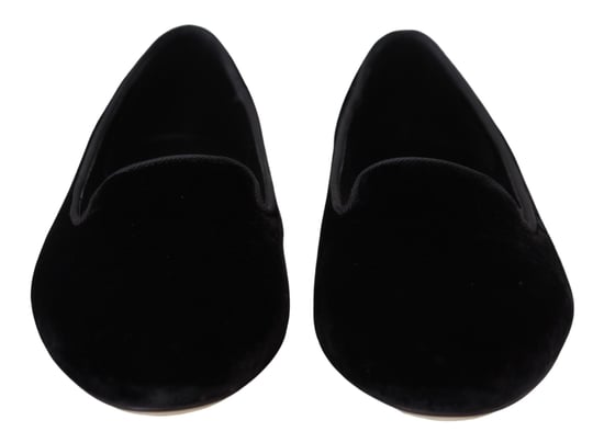 Samt Ballerina Flats Schwarz - Image 5
