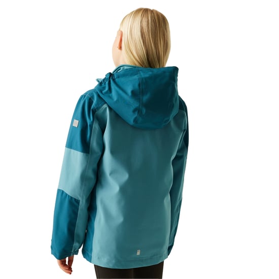 Regatta - "Trekktain" Jacke für Mädchen, 3 in 1 (Leuchtend Blau/Blaugrau) - Image 2